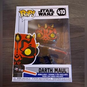 Pop Star Wars Darth Maul Figure with Red and Black